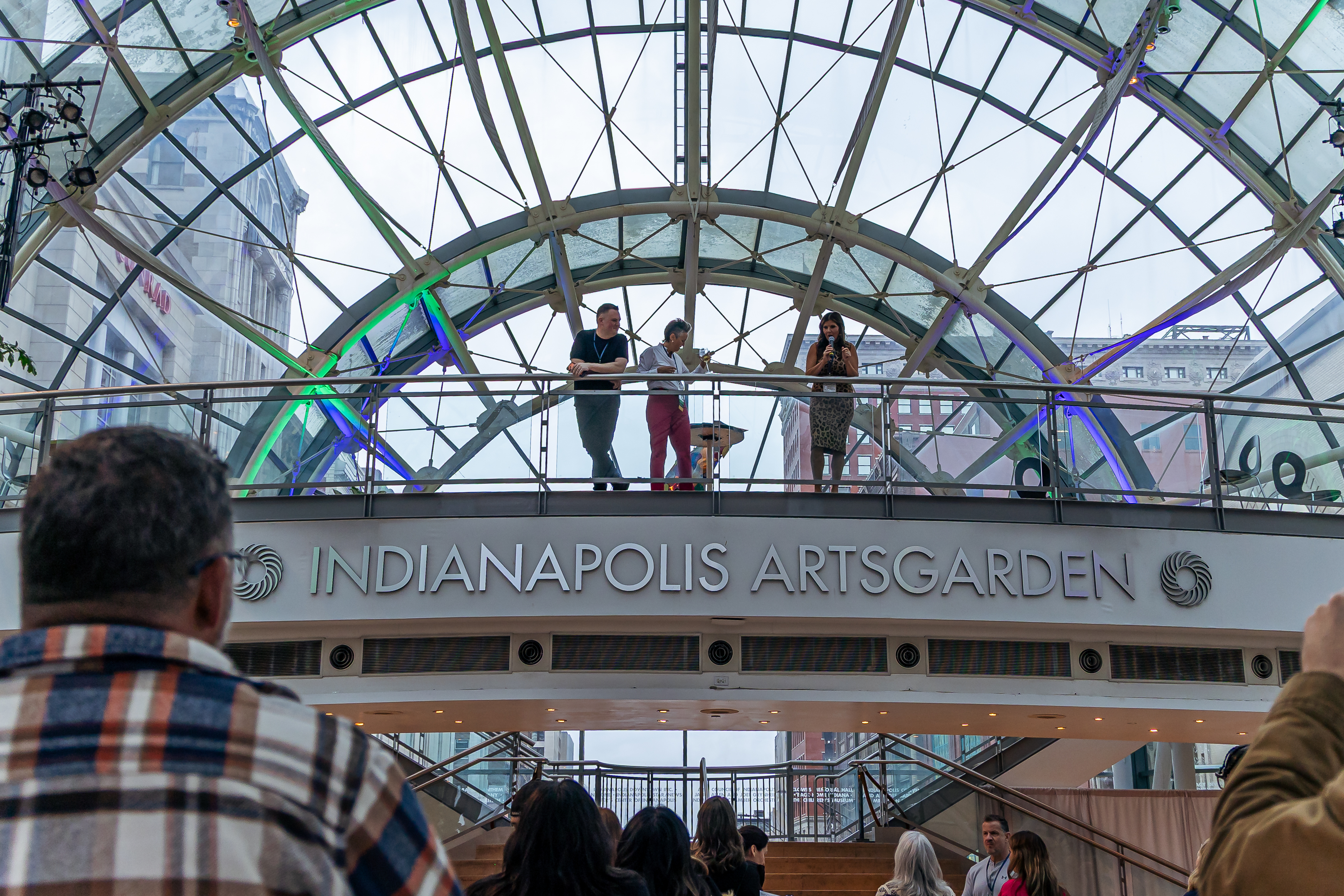 CleanCon attendees gathered inside the Indianapolis Artsgarden venue